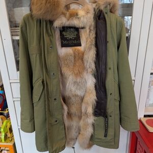 Mr&Mrs Italy Fur Parka, Size S